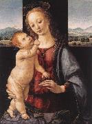 Madonna and Child with a Pomegranate, Leonardo  Da Vinci